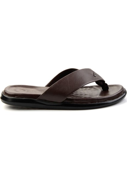 Kahve Leather Erkek Terlik E04557241943