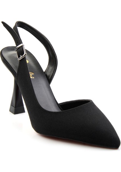 Mat Siyah Kadın Klasik Topuklu Ayakkabı K01038005638 fiyatları