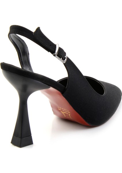 Mat Siyah Kadın Klasik Topuklu Ayakkabı K01038005638 modelleri