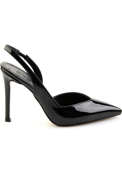 Siyah Kadın Klasik Topuklu Ayakkabı K01667002298