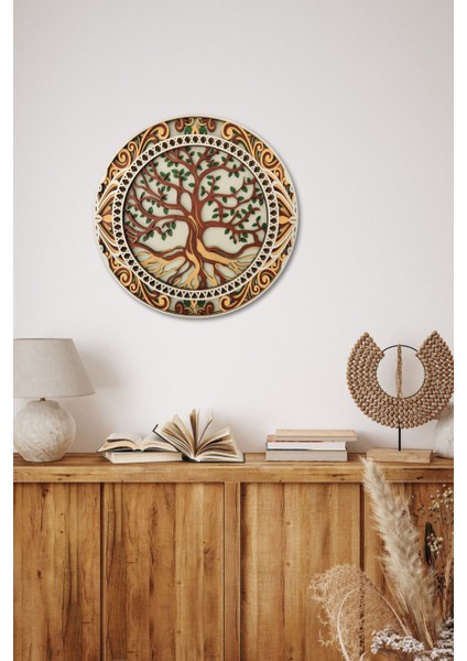 El Yapımı Üç Boyutlu Ahşap Hayat Ağacı Duvar Panosu fiyatları