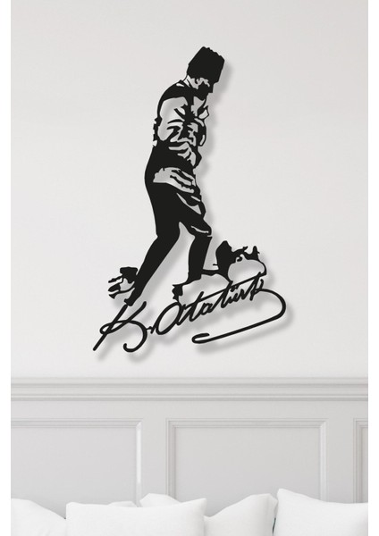 Atatürk Kocatepe Imzalı Lazer Kesim Metal Tablo modelleri