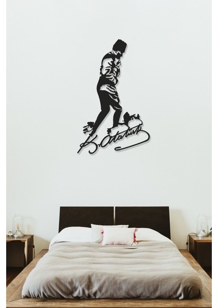 Atatürk Kocatepe Imzalı Lazer Kesim Metal Tablo indirimleri