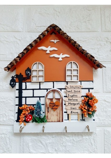 Doğum Günü Hediyesi Duvar Dekorasyon Isme Özel Anahtarlık 23 x 25