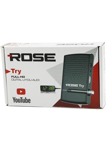 Rose Try Full Hd Dijital Uydu Alıcısı 1080P - HDMI - Wifi - Av - Youtube (3791)