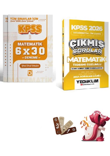 2026 Kpss Gygk Ortaöğretim Önlisans Matematik Çıkmış Sorular ve D