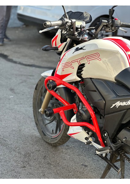 Tvs Rtr 200 Özel Kırmızı Büyük 4 Takozlu Koruma Demiri fiyatları