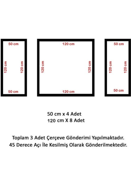 Duvar Çıtası Paketi Hazır Kesilmiş