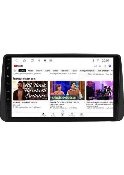 Fıat Egea 2021-2022 4 GB Ram 64 GB Hafıza Android Multimedia Teyp