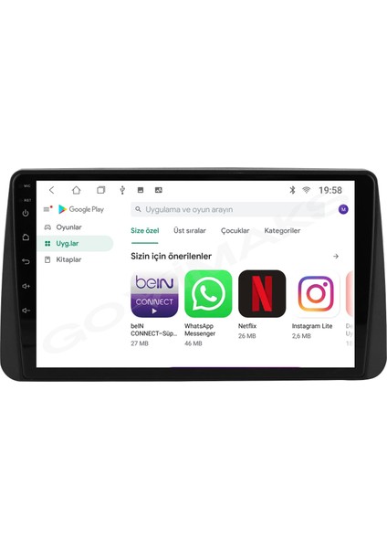 Fıat Egea 2021-2022 4 GB Ram 64 GB Hafıza Android Multimedia Teyp