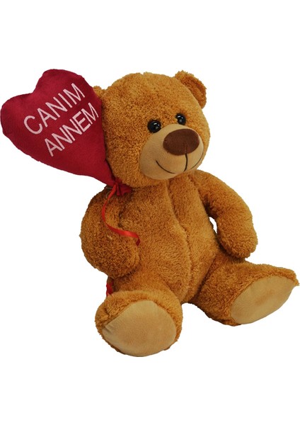 Canım Annem Balonlu Ayı Peluş 40 cm