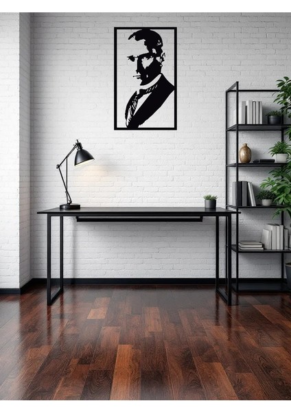 " Mustafa Kemal Atatürk " Metal Duvar Dekorasyon Tablo