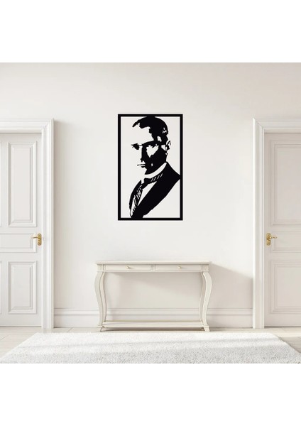 " Mustafa Kemal Atatürk " Metal Duvar Dekorasyon Tablo