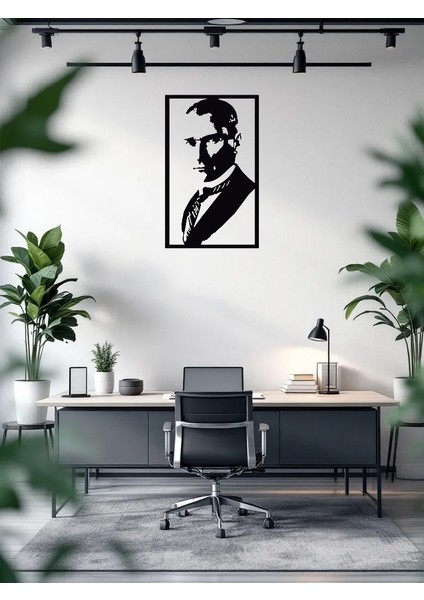 " Mustafa Kemal Atatürk " Metal Duvar Dekorasyon Tablo