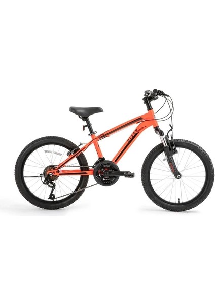 Kds 2750-V-25 Erkek Çocuk Bisikleti 29CM V 20 Jant 18 Vites Neon Turuncu Siyah