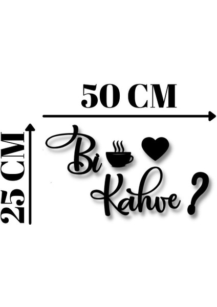 5 Parça Bi Kahve Duvar Dekoru
