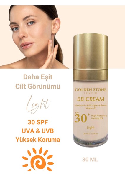 Spf 30 Güneş Korumalı Bb Krem Lgiht