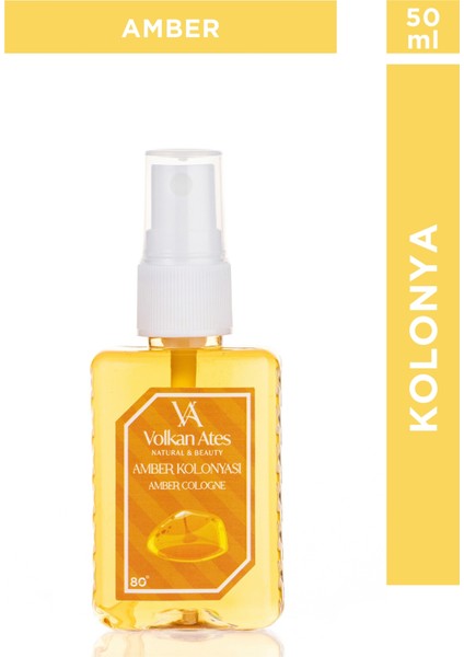 Parfümlü Kolonya - Amber 50 ml