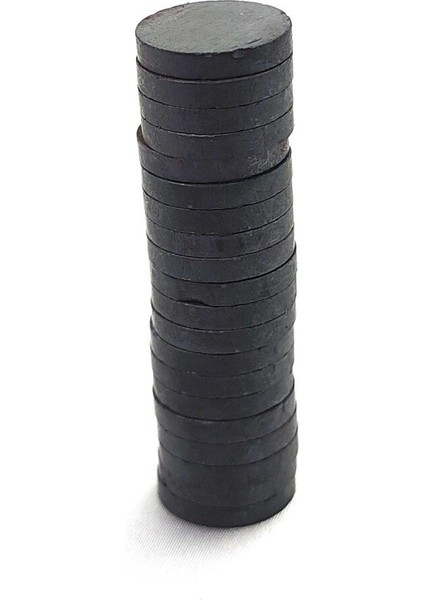 10MM -25 mm Arası Siyah Magnet Mıknatısı (100 Adet )