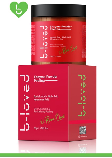 Siyah Nokta Karşıtı Azelaik Asit ve Hyaluronik Asit Içeren Yüz Canlandırıcı Enzim Peeling-55 G