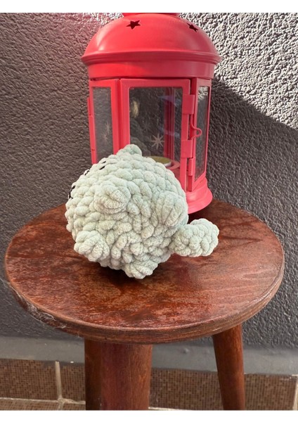 El Yapımı Örgü Beyaz Koyun Oyuncak Amigurumi