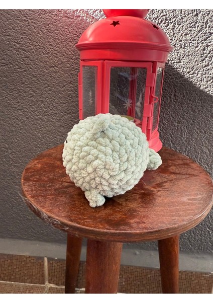 El Yapımı Örgü Beyaz Koyun Oyuncak Amigurumi