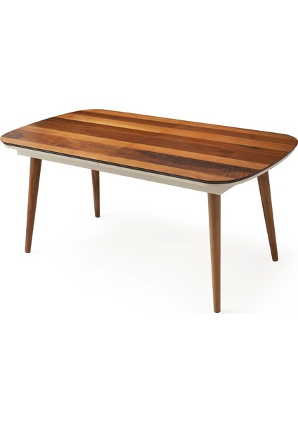 Çınar Ahşap Salon Yemek Masa Sandalye Takımı 4 Diva Sandalyeli Ortadan Açılır Büyüyen Ceviz fırsatları