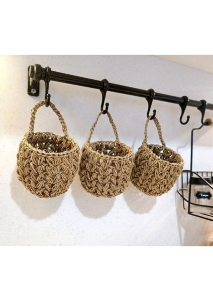 Ev / Mutfak Dekorasyon 3lü Çok Amaçlı Organizer Düzenleyici Sepet (10CM)