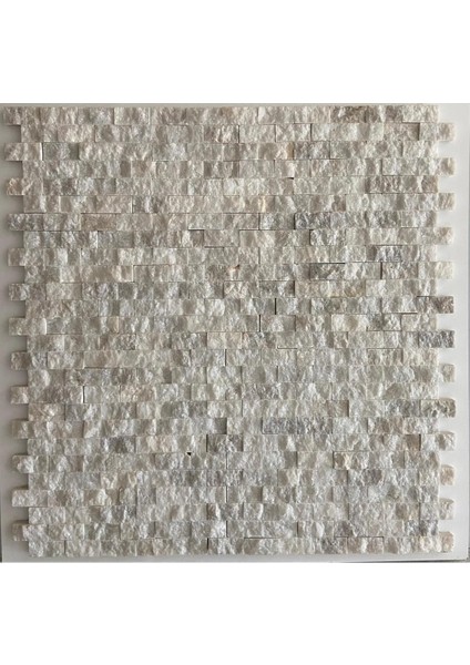 Mermer Beyaz Traverten Patlatma Doğal Taş Duvar kaplama