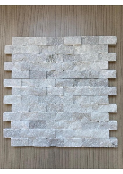 Mermer Beyaz Traverten Patlatma Doğal Taş Duvar kaplama modelleri