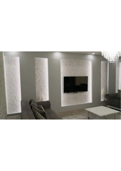 Mermer Beyaz Traverten Patlatma Doğal Taş Duvar kaplama fırsatları