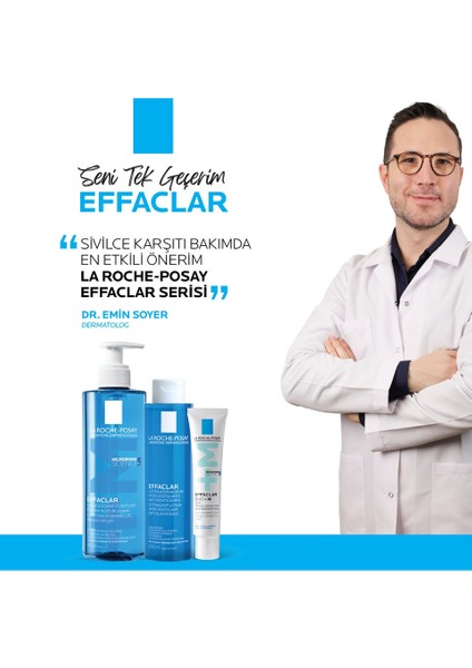 La Roche Posay Effaclar Yağlı Ve Akneye Eğilimli Ciltler İçin Yüz Temizleme Jeli 400 ml