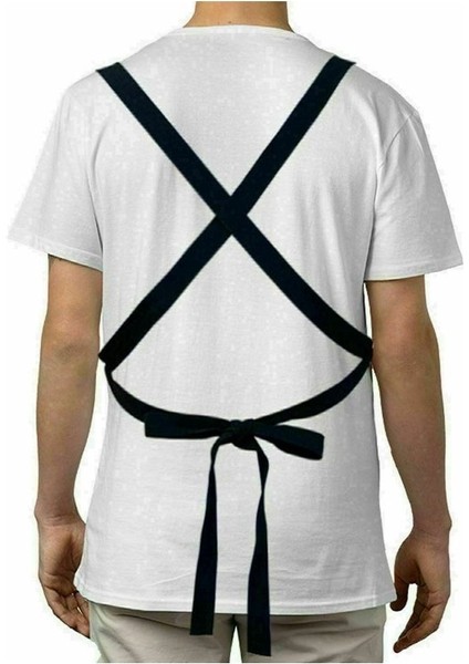 Kişiye Özel Isimli Anneler Günü Tasarımlı Mavi Mutfak Önlüğü fiyatları