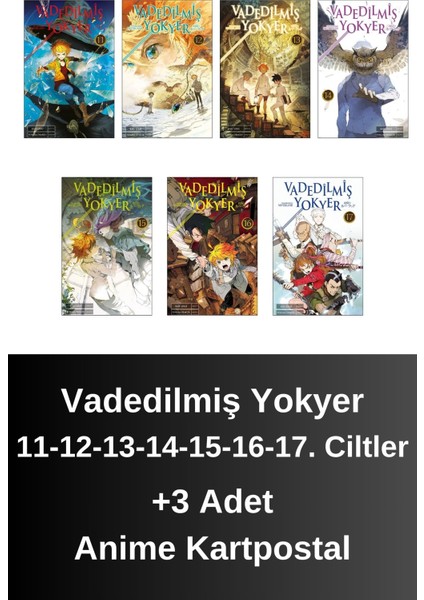 Vadedilmiş Yokyer 11-12-13-14-15-16-17. Ciltler (7 Kitap) | Anime Kartpostallar