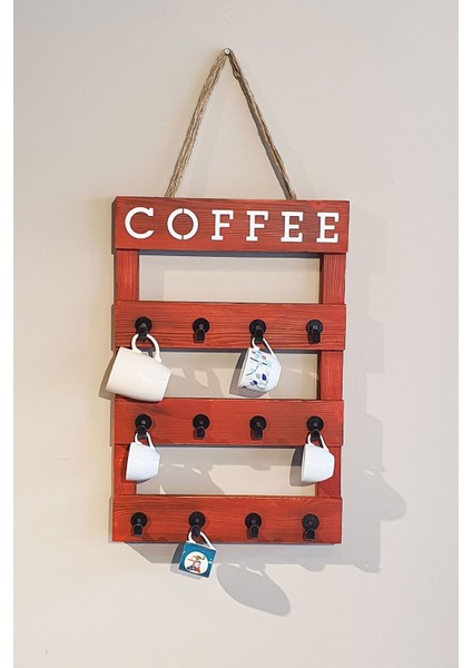 Ahşap Kupa Askılık