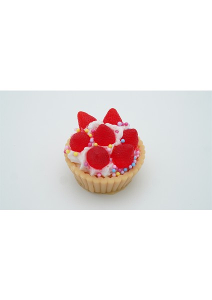El Yapımı Çilekli Tart Sabun