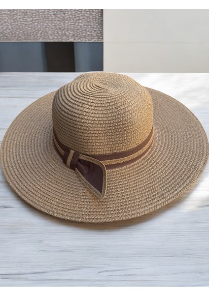 Kadın Hasır Plaj Şapkası