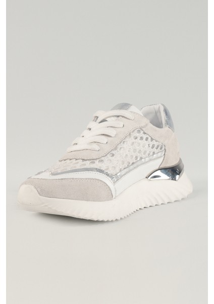 Annette Beyaz Deri Kadın Sneakers, Günlük Ayakkabı, Spor Ayakkabı 25072 modelleri