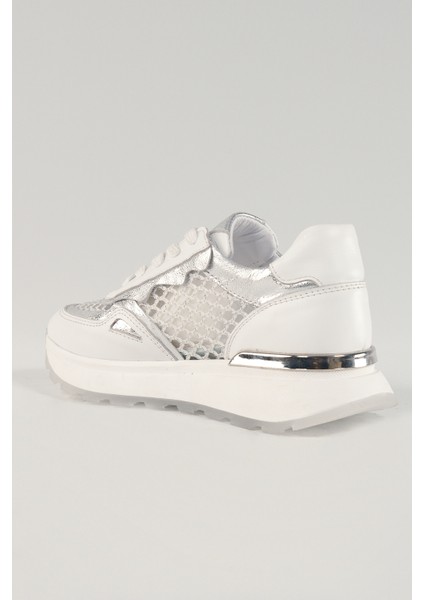 Camille Beyaz Deri Kadın Sneakers, Günlük Ayakkabı, Spor Ayakkabı 24051 fırsatları