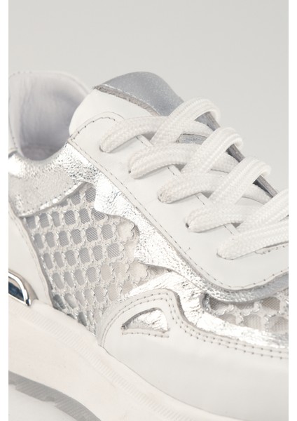 Camille Beyaz Deri Kadın Sneakers, Günlük Ayakkabı, Spor Ayakkabı 24051 indirimleri