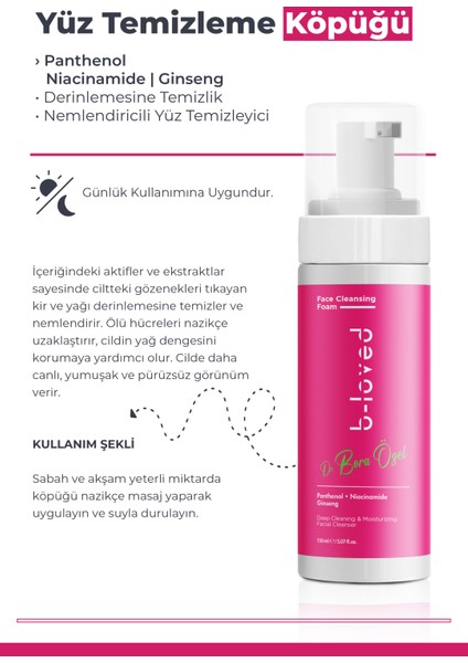 5'Li Cilt Bakım Seti Retinol % 0.3 (A Vitamini), Yüz Kremi Azelaik Asit Enzim Peeling Yüz Yıkama Köpüğü