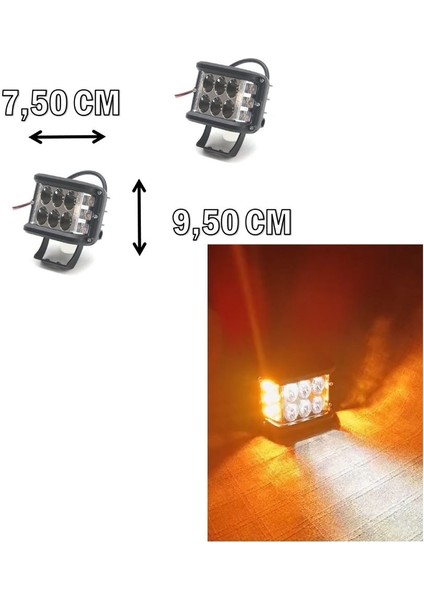 Bar LED Far Strobe Lıght 10V-30V Far + Flaş Çakar Lamba