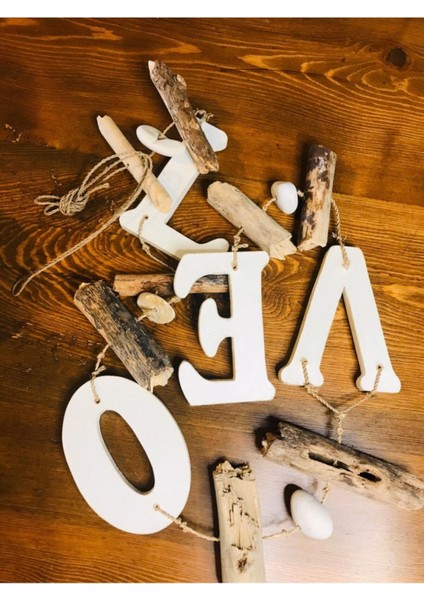 Ahşap Love Yazısı, Duvar Objesi, Askılı Balkon Süsü modelleri