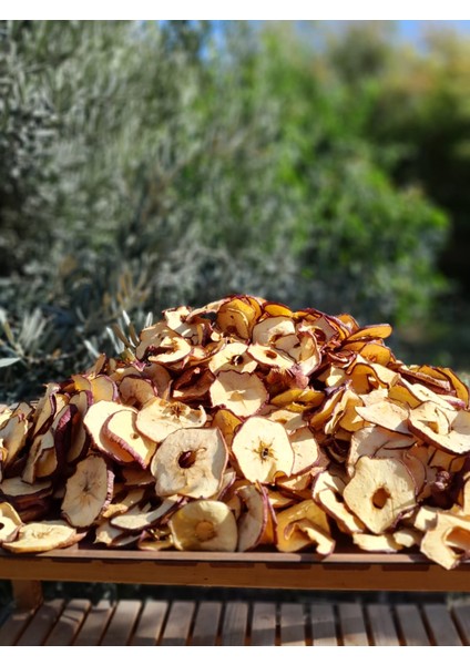 Kurutulmuş Elma 1 Kg Katkısız, Tamamen Doğal