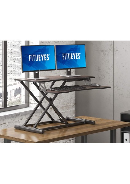 Yükseklik Ayarlı 80 cm Çalışma Masası Dönüştürücü, Laptop ve Çift Monitörler Için fiyatları
