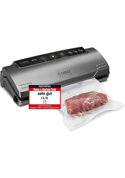 VC10 Plus Vakum Makinesi 50 Torbalı 30 cm Kaynaklı Sous Vide Uyumlu Kompakt Cihaz