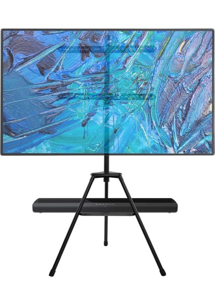 Modern Tripod Tv Standı 32-75 Inç Ekranlar Için Minimalist Ayaklı Tv Standı