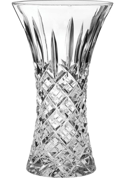 Büyük Belli Kristal Vazo, El Yapımı, Art Deco Tasarımı