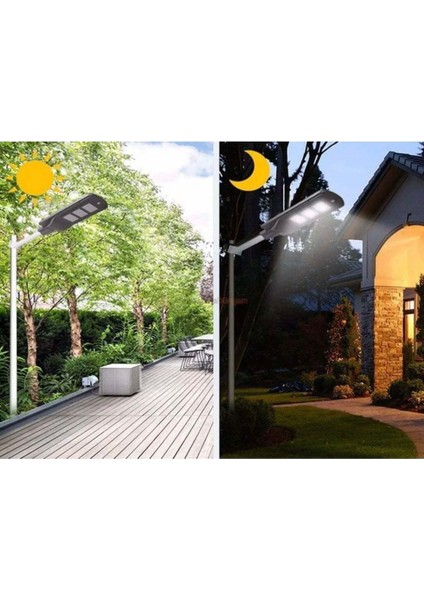 Güneş Enerjili Solar Sokak-Bahçe Aydınlatma 300W (Uzaktan Kumandalı)