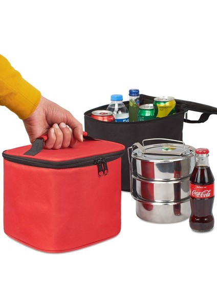 Termos Çanta Soğuk ve Sıcak Tutan Yemek Taşıma Çantası Isı Yalıtımlı İçecek Piknik Kamp Plaj Beslenme Çantası 8 Litre indirimleri
